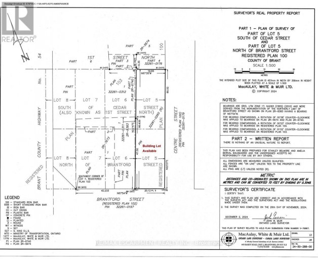 LOT 5 CENTRE STREET S, Brant (Brantford Twp), Ontario, N3T5L9