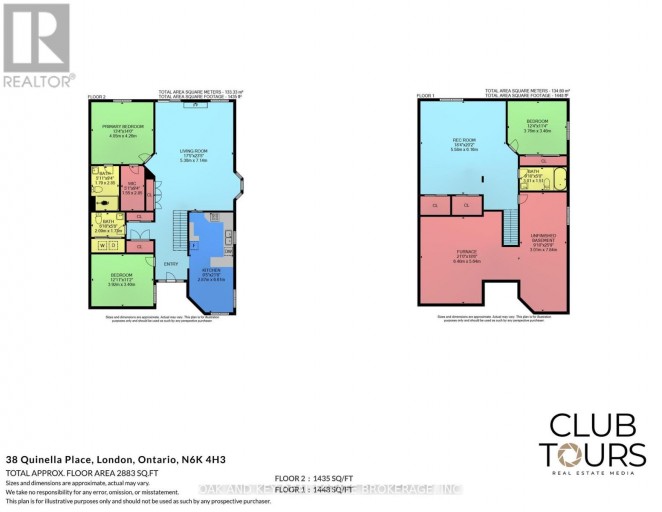 38 QUINELLA PLACE, London South (South C), Ontario, N6K4H2
