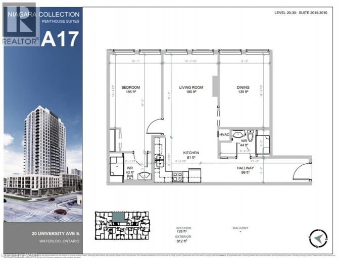 20 University Avenue E Unit# 3010, Waterloo, Ontario (id 40807303)