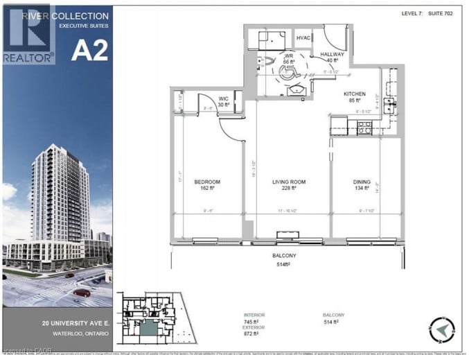 20 University Avenue E Unit# 702, Waterloo, Ontario (id 40809033)