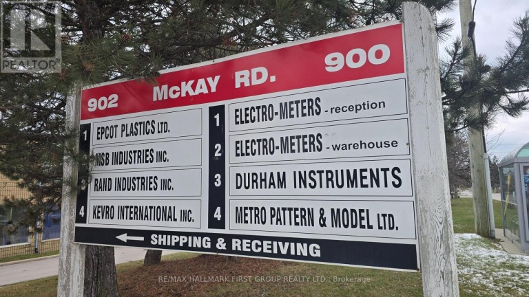 3 - 900 MCKAY ROAD, Pickering (Brock Industrial), Ontario, L1W3X8