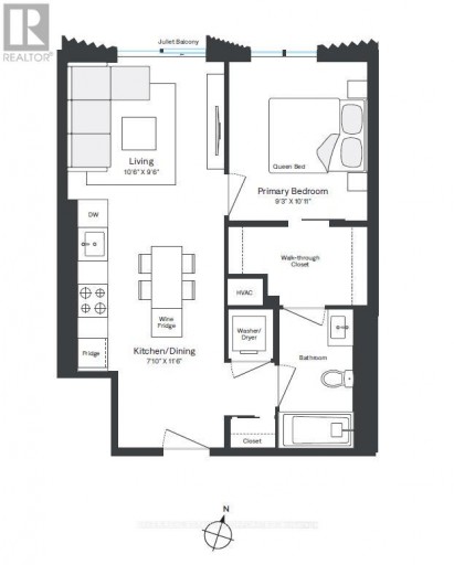 1211 - 65 TRINITY STREET, Toronto (Waterfront Communities), Ontario, M5A0Y1