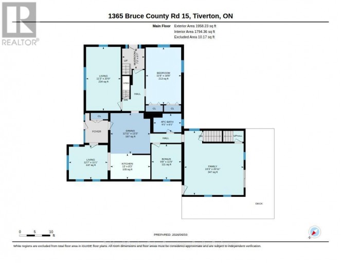 1365 BRUCE ROAD 15 ROAD, Kincardine, Ontario, N0G2T0