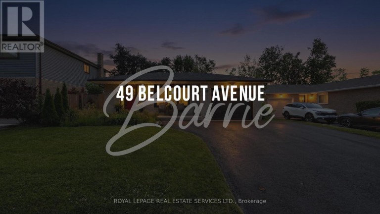 49 BELCOURT AVENUE, Barrie (Grove East), Ontario, L4M4E5