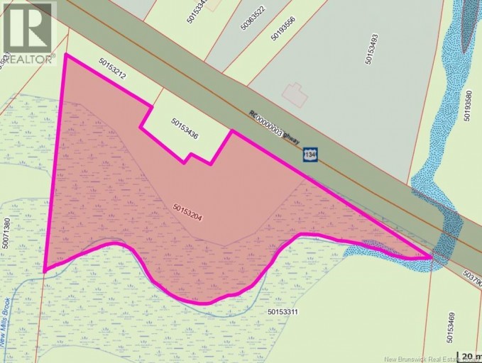 Vacant lot Route 134, New Mills, New Brunswick, E8G1E4