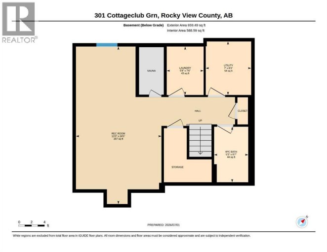 301 Cottageclub Green, Rural Rocky View County, Alberta, T4C1B1