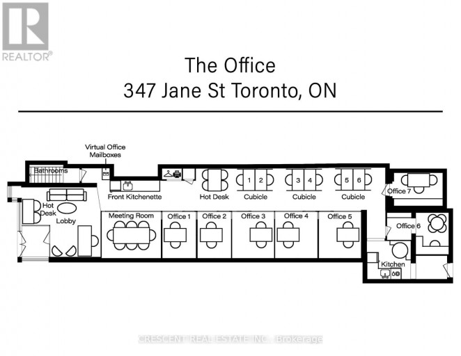 CUBICLE 4 - 347 JANE STREET, Toronto (Runnymede-Bloor West Village), Ontario, M6S3Z3