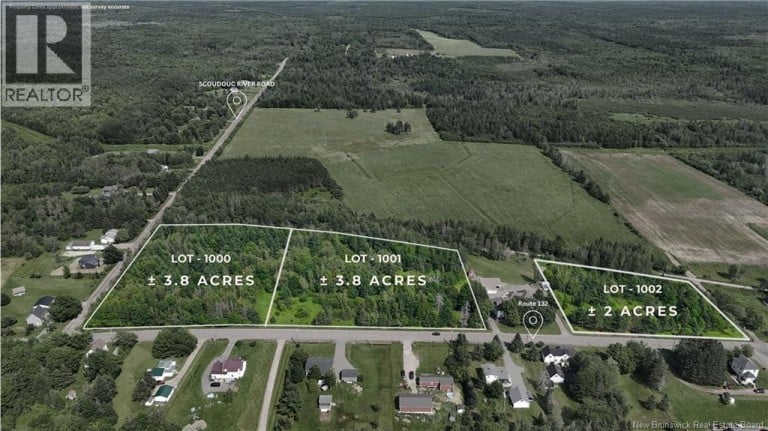Lot 1001 Rte 132, Scoudouc, New Brunswick (id Nb143415)