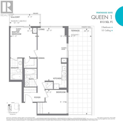 PH103 - 460 ADELAIDE STREET E, Toronto (Moss Park), Ontario, M5A0E7