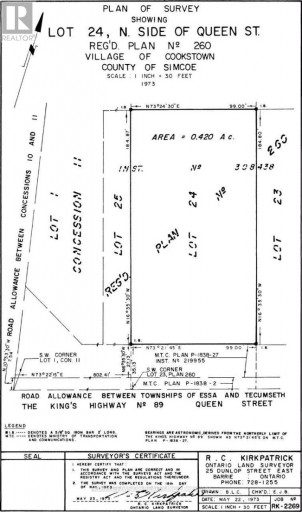0 HIGHWAY 89, Innisfil (Cookstown), Ontario, L0L1L0