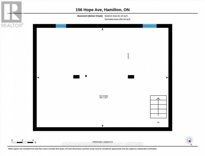 156 HOPE AVENUE, Hamilton (Homeside), Ontario, L8H2E8