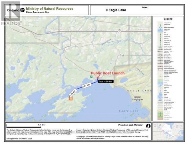 0 EAGLE LAKE, Machin (TB-612), Ontario, P8N1S0