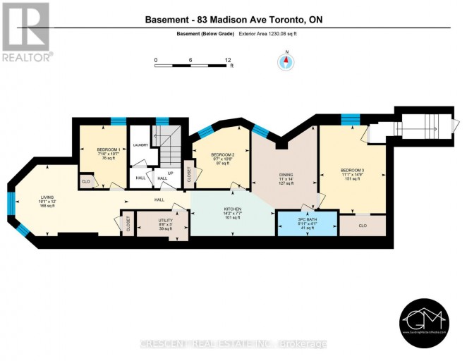 LOWER - 83 MADISON AVENUE, Toronto (Annex), Ontario, M5R2S3