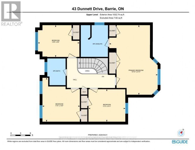 43 DUNNETT DRIVE, Barrie (Ardagh), Ontario, L4N0J7