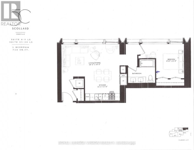706 - 1315 BAY STREET, Toronto (Annex), Ontario, M5R2C4