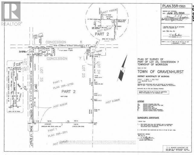 1521 KILWORTHY ROAD, Gravenhurst (morrison), Ontario, P0E1G0 (ID X13628342)