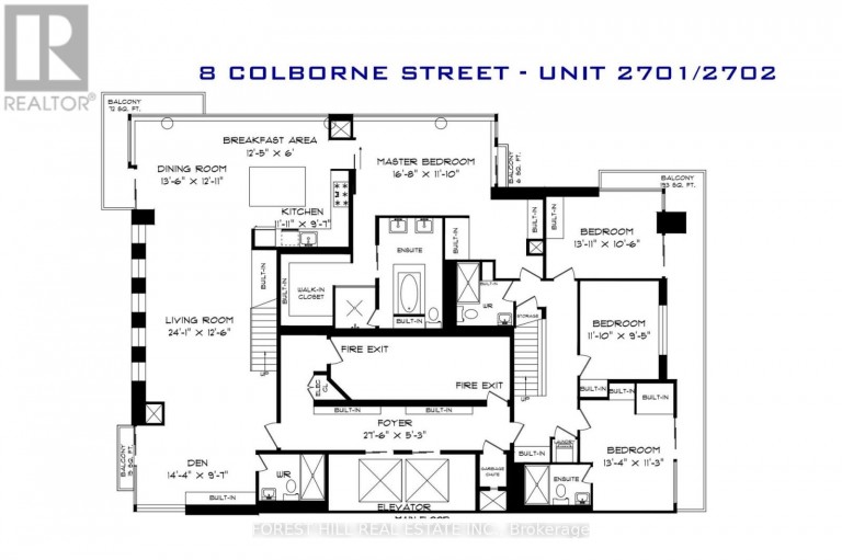 PH2701 - 8 COLBORNE STREET, Toronto (Church-Yonge Corridor), Ontario, M5E1A1
