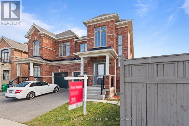 UPPER - 26 MONTPELIER STREET, Brampton (Brampton West), Ontario, L6Y6A6