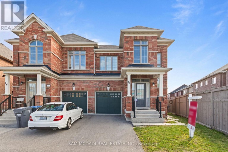 UPPER - 26 MONTPELIER STREET, Brampton (Brampton West), Ontario, L6Y6A6