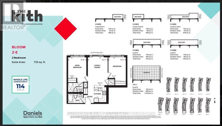 1323 - 2485 EGLINTON AVENUE W, Mississauga (Erin Mills), Ontario, L5M2V8