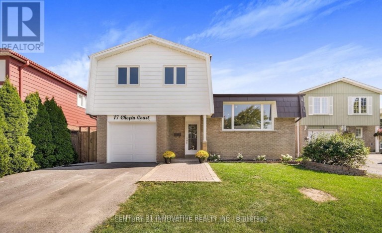 17 CHOPIN COURT, Whitby (Lynde Creek), Ontario, L1N6C5
