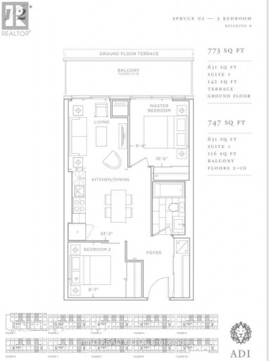 B1009 - 3200 DAKOTA COMMON, Burlington (Alton), Ontario, L7M2A7