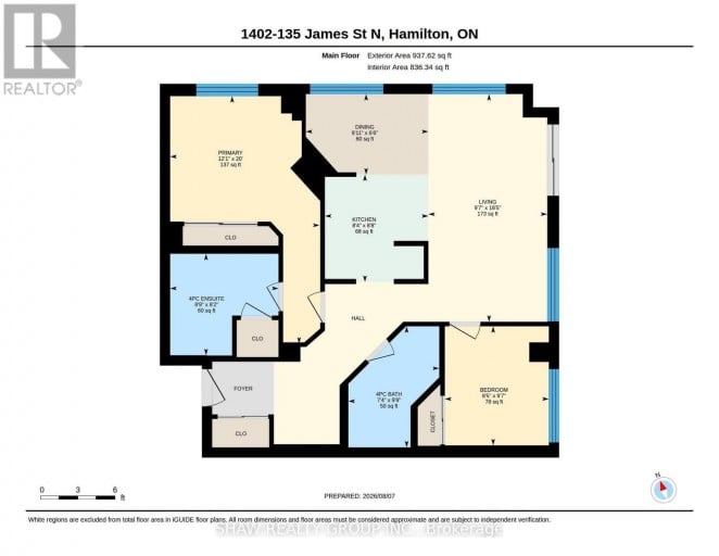 1402 - 135 JAMES STREET S, Hamilton (Corktown), Ontario, L8P2Z6