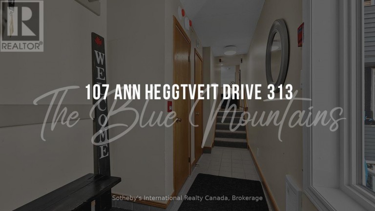 313 - 107 ANN HEGGVEIT DRIVE, Blue Mountains, Ontario, L9Y0P7