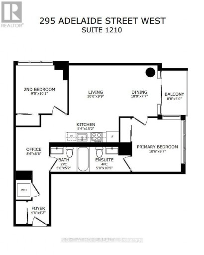 1210 - 295 ADELAIDE STREET W, Toronto (Waterfront Communities), Ontario, M5V0L4
