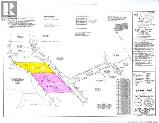 Lot 22-2 Wheeler Lane, Longs Creek, New Brunswick, E3E2J7