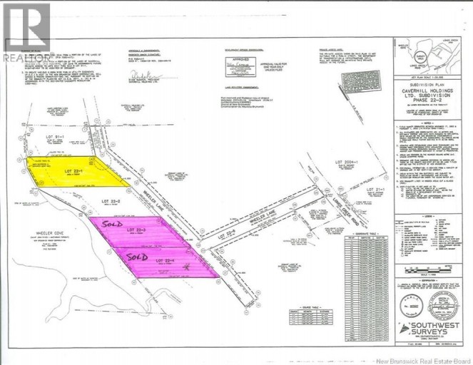 Lot 22-1 Wheeler Lane, Longs Creek, New Brunswick, E3E2J7