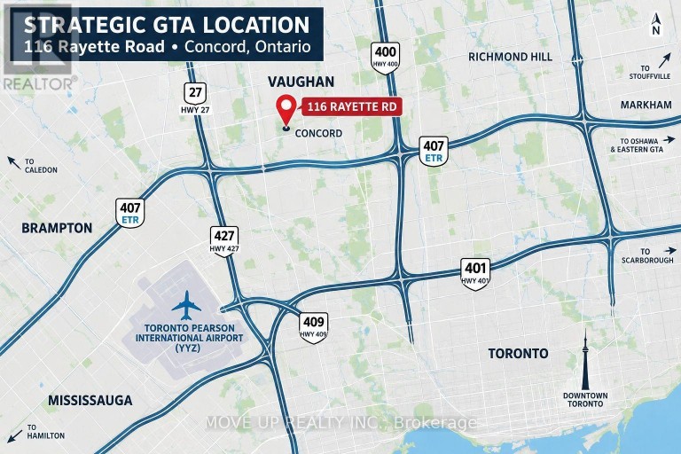 116 RAYETTE ROAD, Vaughan (Concord), Ontario, L4K2G3