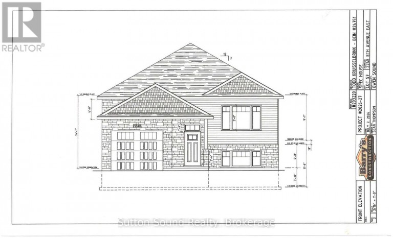 2248 8TH AVENUE E, Owen Sound, Ontario, N4K6X1