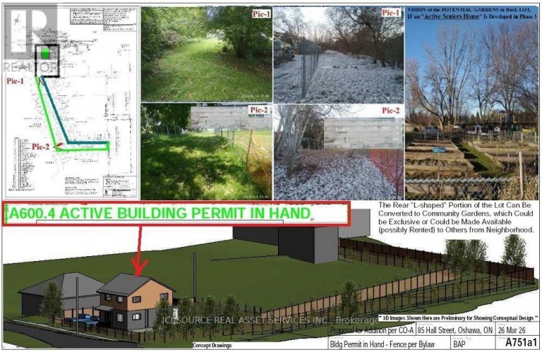 85 HALL STREET, Oshawa (Central), Ontario, L1H2Y8