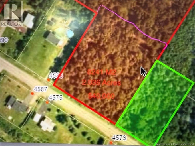 Lot 26-01 Route 105, Upper Queensbury, New Brunswick, E6G1X1