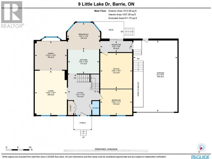 9 LITTLE LAKE DRIVE, Barrie (Little Lake), Ontario, L4M7B9