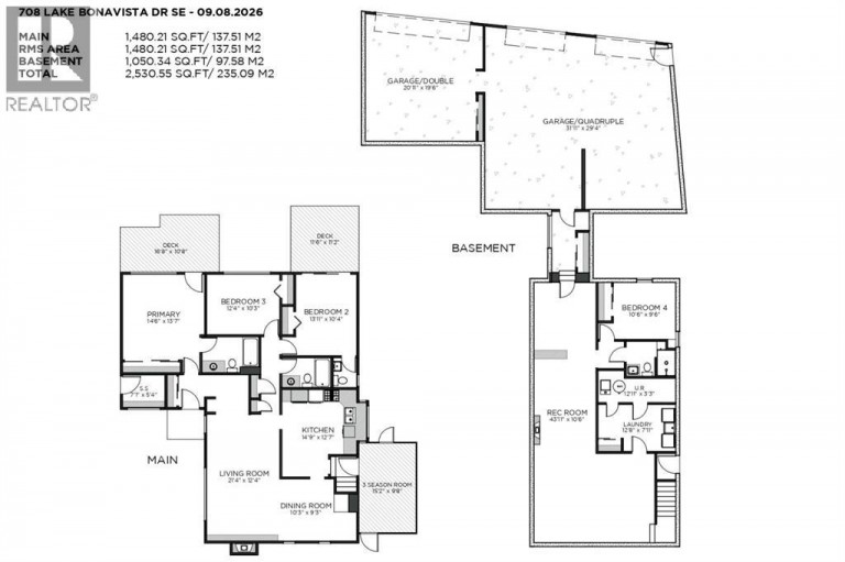708 Lake Bonavista Drive SE, Calgary, Alberta, T2J0N1