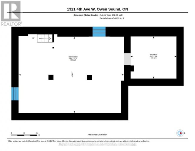 1321 4TH AVENUE W, Owen Sound, Ontario, N4K4W9