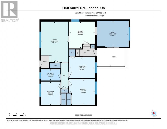 1168 SORREL ROAD, London East (East D), Ontario, N5V2N3