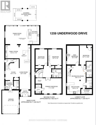 1259 UNDERWOOD DRIVE, Mississauga (Rathwood), Ontario, L4W3M9