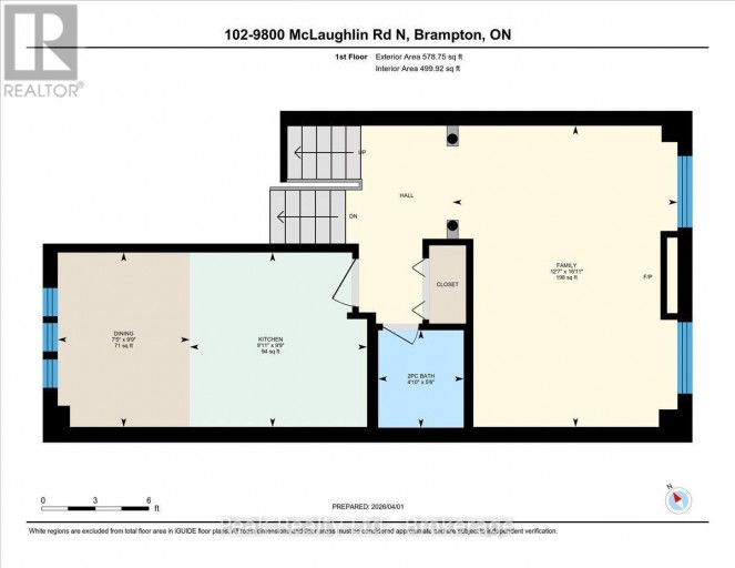 102 - 9800 MCLAUGHLIN ROAD N, Brampton (Fletcher's Creek Village), Ontario, L6X4R1