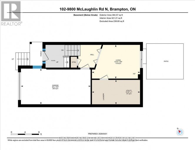 102 - 9800 MCLAUGHLIN ROAD N, Brampton (Fletcher's Creek Village), Ontario, L6X4R1