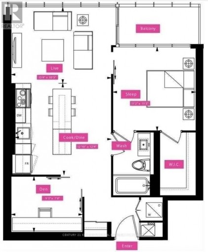 3502 - 101 CHARLES STREET E, Toronto (Church-Yonge Corridor), Ontario, M4Y1V2