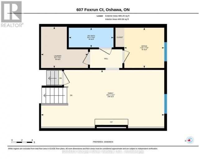 607 FOXRUN COURT, Oshawa (Pinecrest), Ontario, L1K1N9