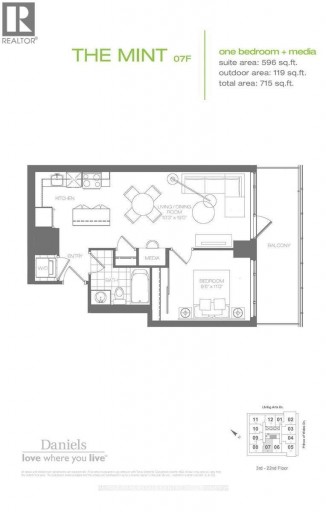 307 - 365 PRINCE OF WALES DRIVE, Mississauga (City Centre), Ontario, L5B0G6