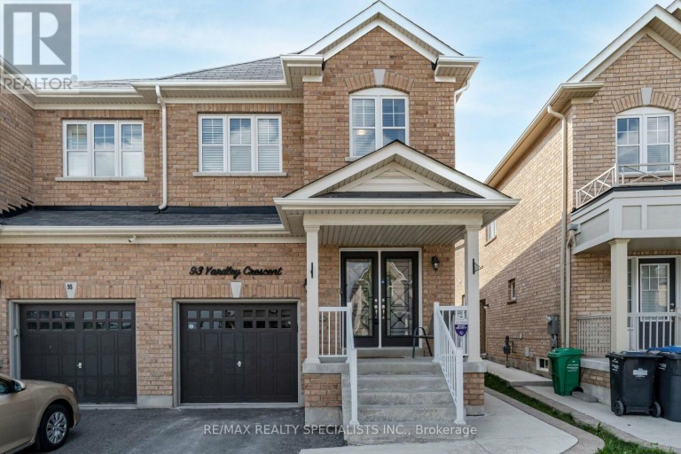 93 YARDLEY CRESCENT, Brampton (Credit Valley), Ontario, L6X5L8