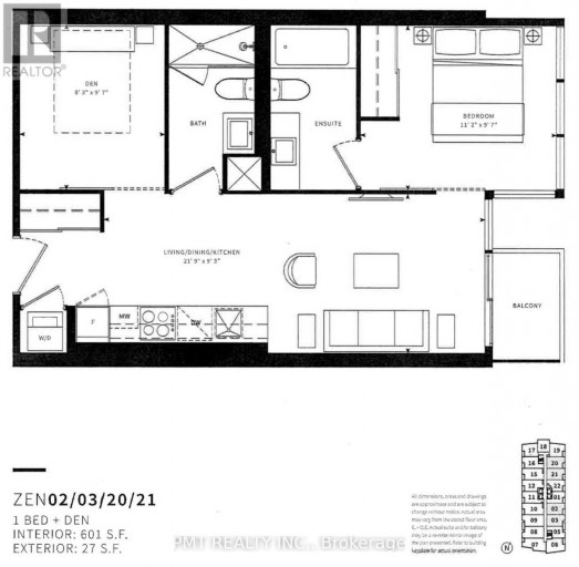 1521 - 19 WESTERN BATTERY ROAD, Toronto (Niagara), Ontario, M6K3S4
