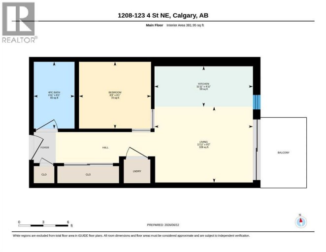 1208, 123 4 Street NE, Calgary, Alberta, T2E8K3