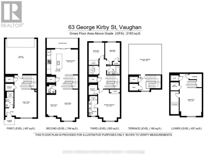 63 GEORGE KIRBY STREET, Vaughan (Patterson), Ontario, L6A5B4