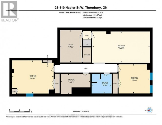 28 - 110 NAPIER STREET W, Blue Mountains, Ontario, N0H2P0